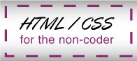 HTML/CSS for non-coders